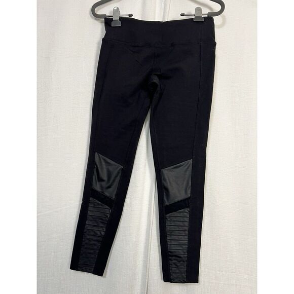 Alo Yoga High Waist Moto Leggings Black Small 25"‎ - Picture 2 of 7